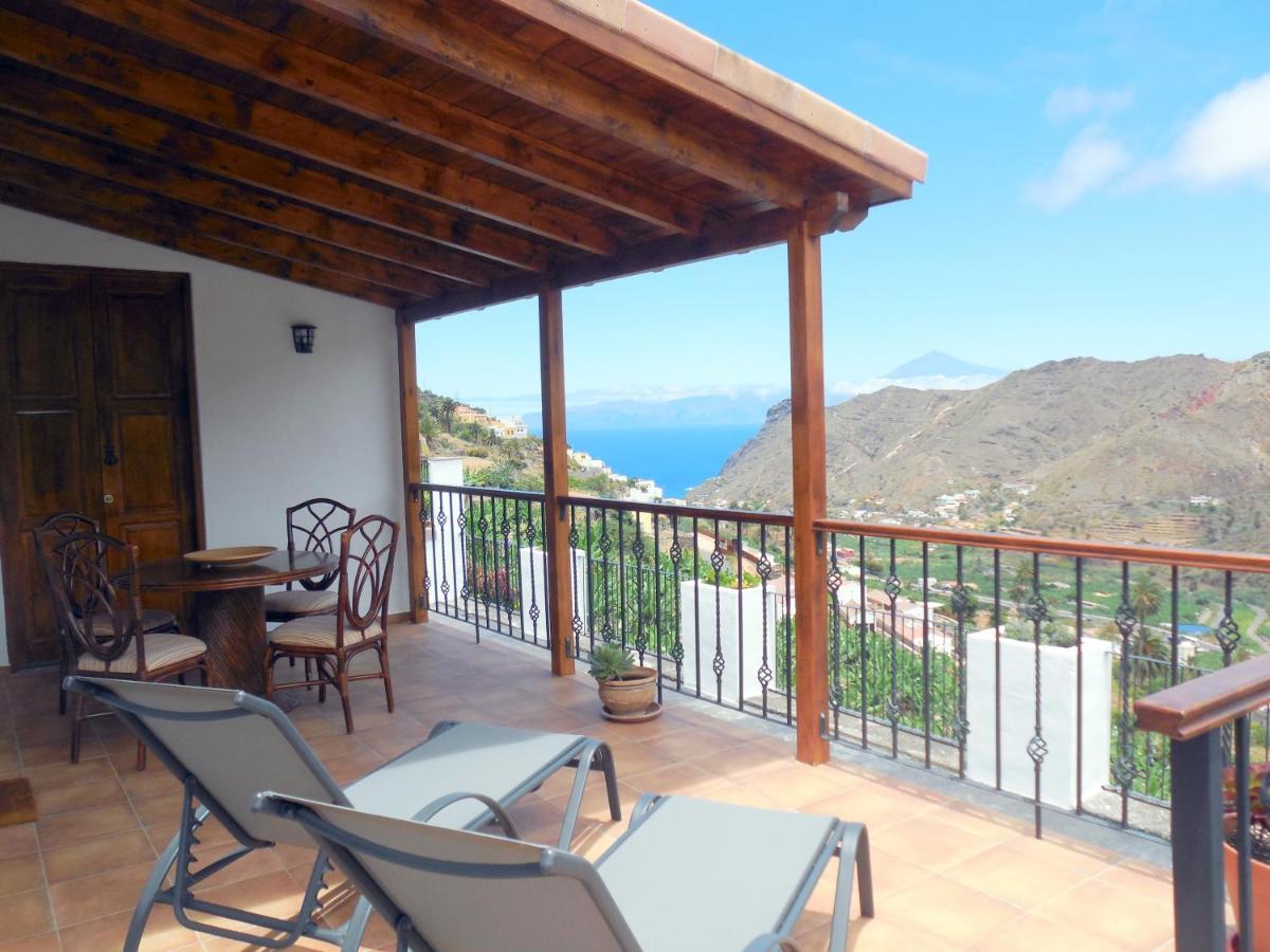 Casa La Sabina Roja 1 - Casa Con Impresionantes Vistas Sobre Hermigua Y El Mar Exteriör bild