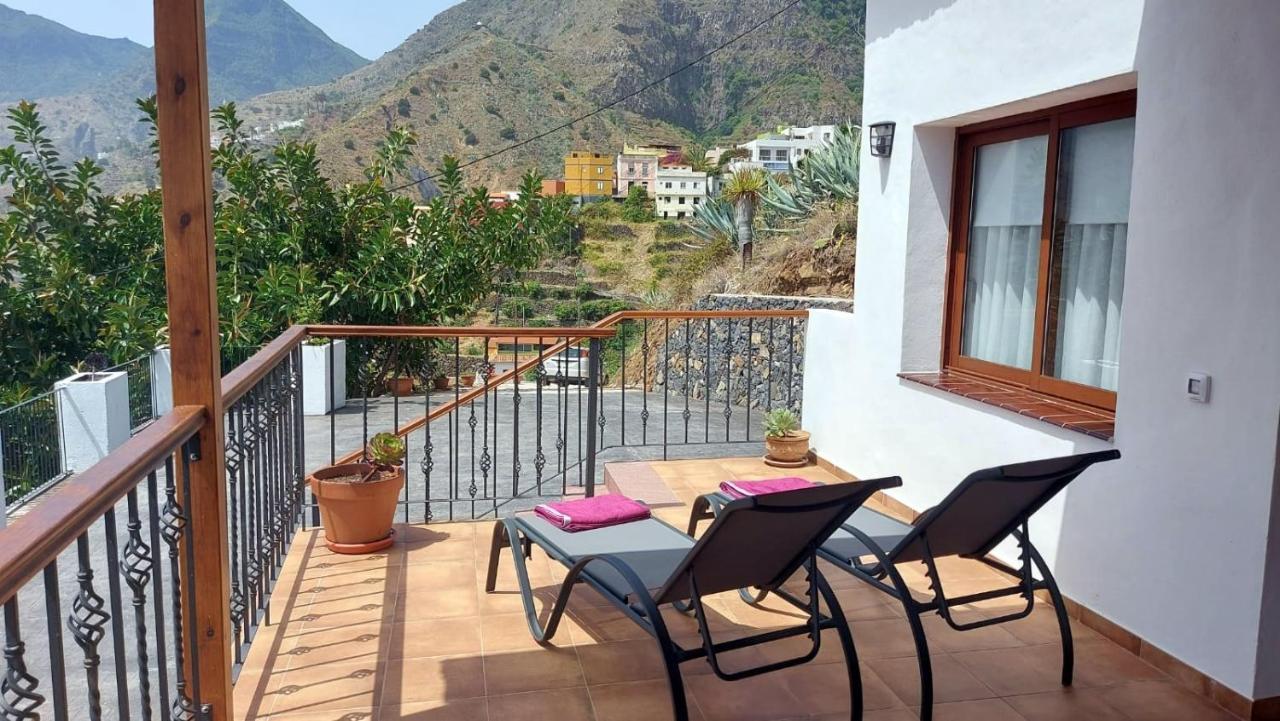 Casa La Sabina Roja 1 - Casa Con Impresionantes Vistas Sobre Hermigua Y El Mar Exteriör bild