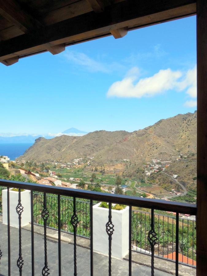 Casa La Sabina Roja 1 - Casa Con Impresionantes Vistas Sobre Hermigua Y El Mar Exteriör bild