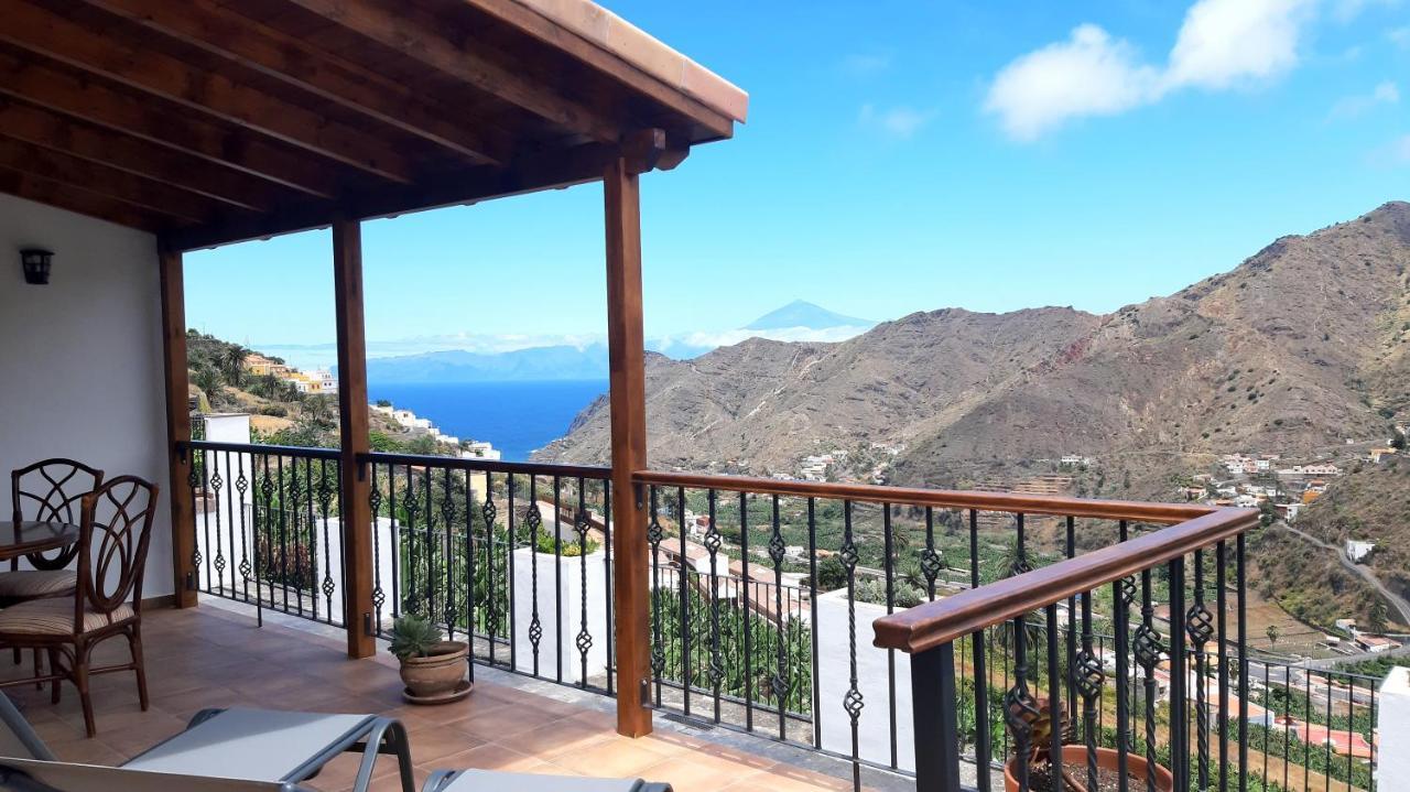 Casa La Sabina Roja 1 - Casa Con Impresionantes Vistas Sobre Hermigua Y El Mar Exteriör bild