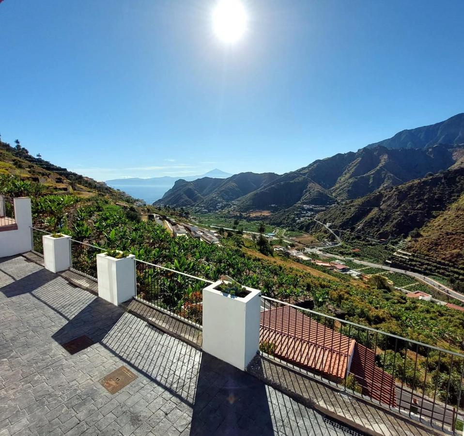 Casa La Sabina Roja 1 - Casa Con Impresionantes Vistas Sobre Hermigua Y El Mar Exteriör bild