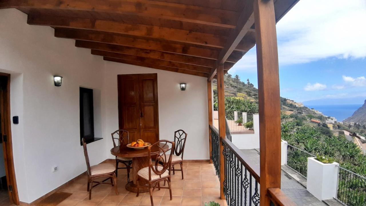 Casa La Sabina Roja 1 - Casa Con Impresionantes Vistas Sobre Hermigua Y El Mar Exteriör bild