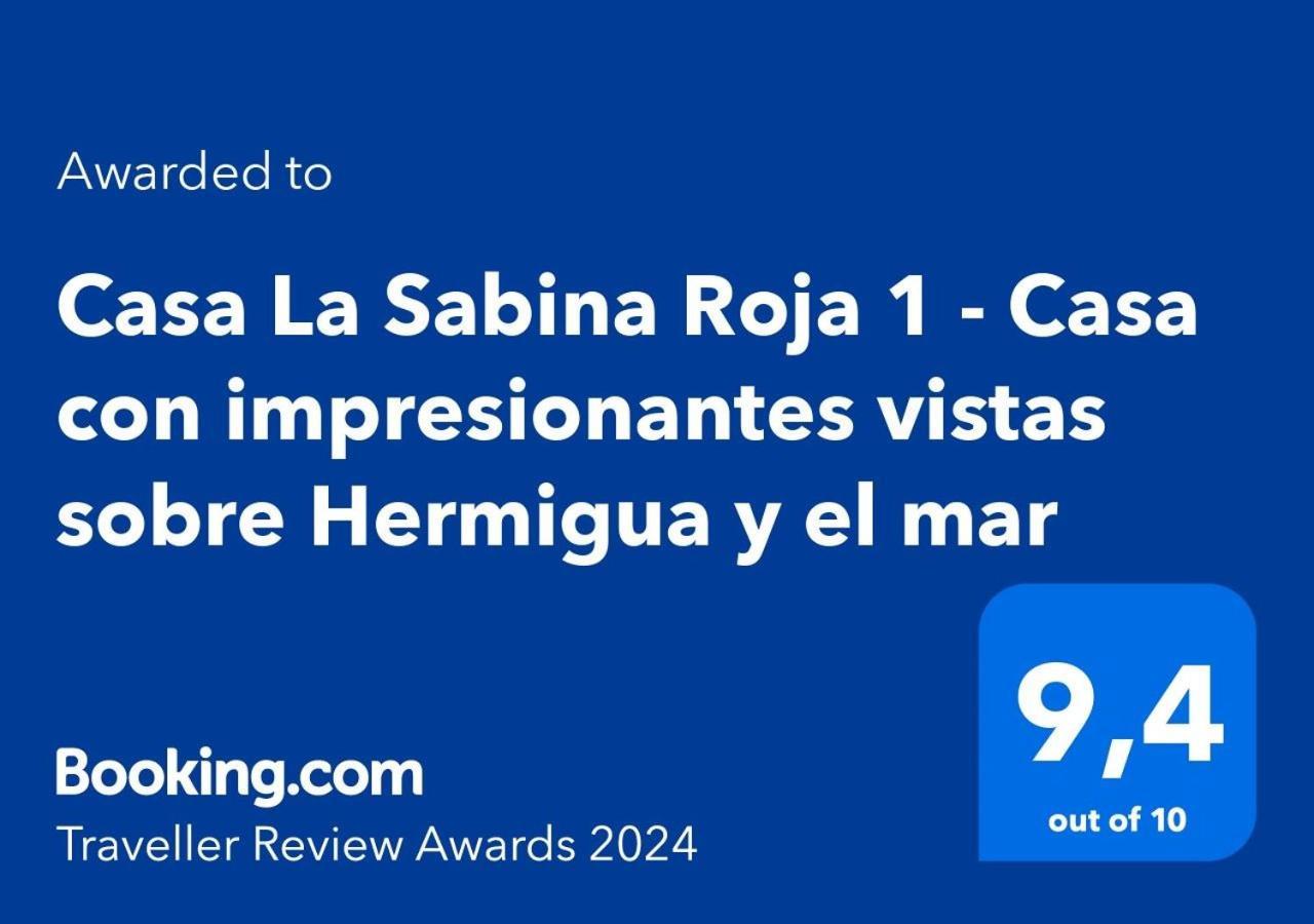 Casa La Sabina Roja 1 - Casa Con Impresionantes Vistas Sobre Hermigua Y El Mar Exteriör bild