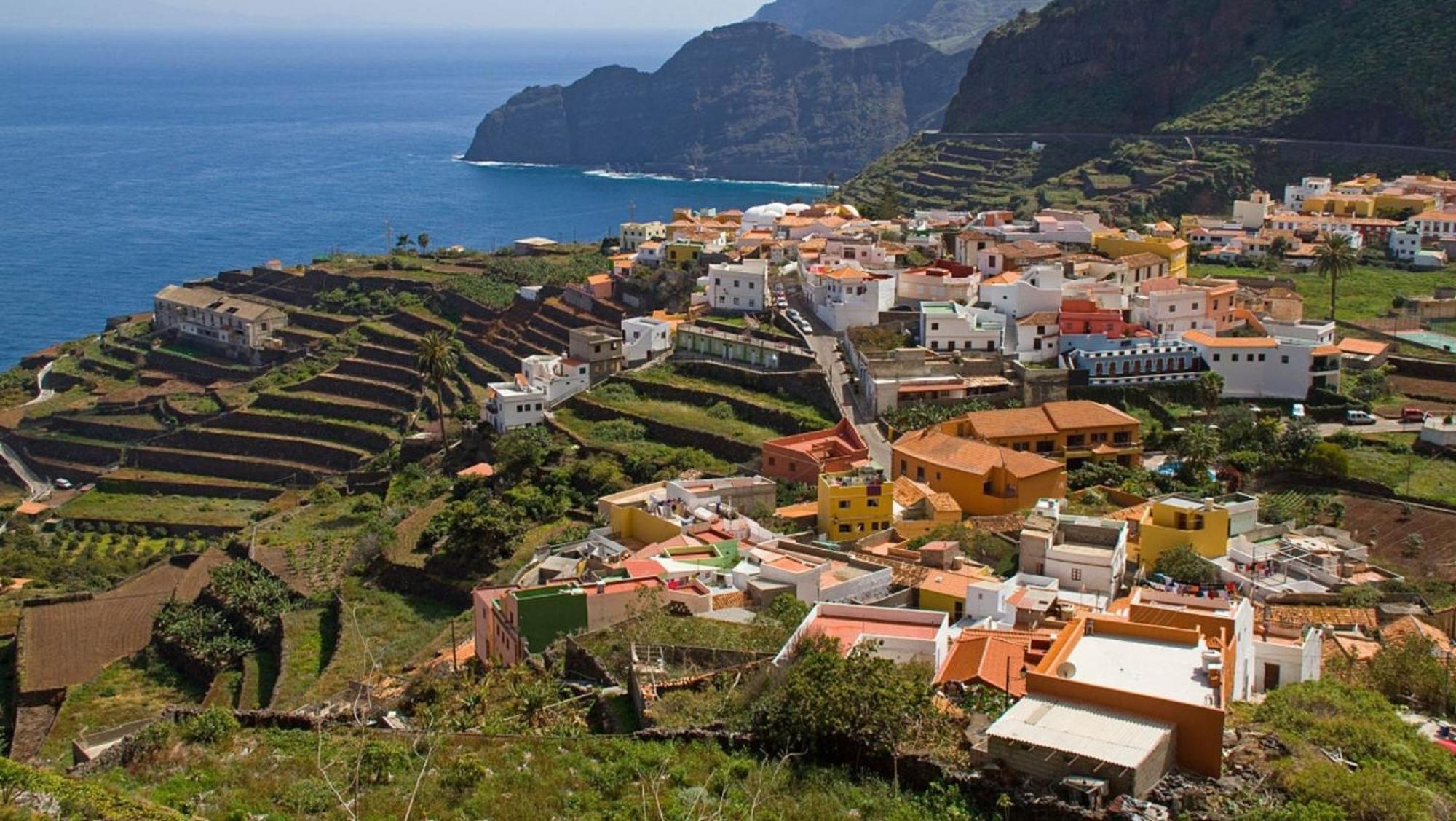 Casa La Sabina Roja 1 - Casa Con Impresionantes Vistas Sobre Hermigua Y El Mar Exteriör bild